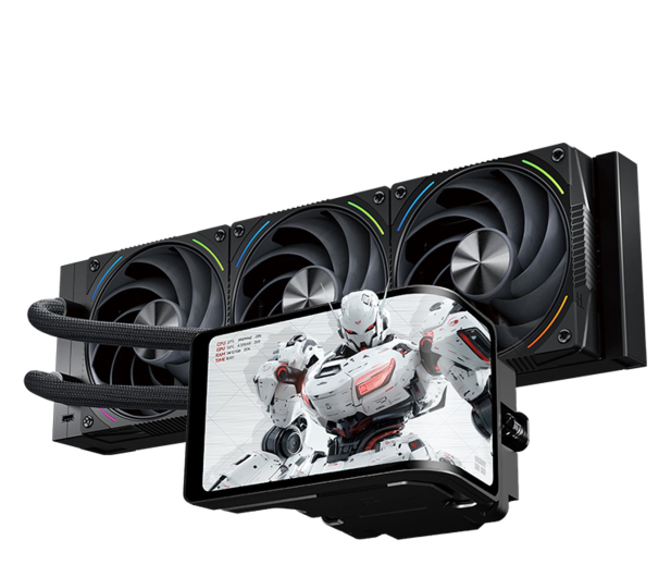 Thermalright Wonder Vision 360 Turbo Argb Black 3x120mm - 1483706 - zdjęcie